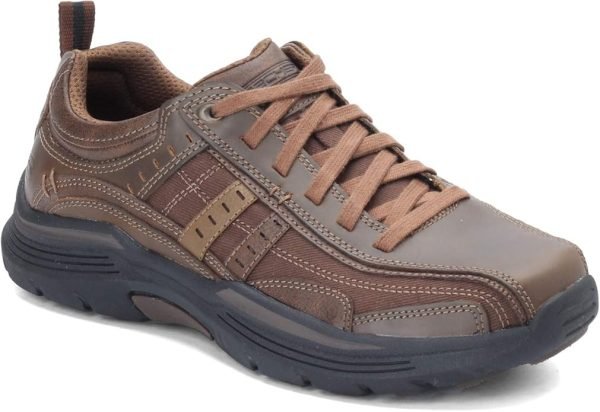 Skechers Expended-Manden Leather Oxford
